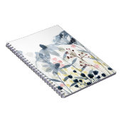 Gelaagde tuinen - Waterverf bloemen Notitieboek (Rechterzijde)