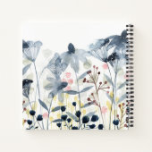 Gelaagde tuinen - Waterverf bloemen Notitieboek (Achterkant)