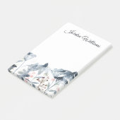 Gelaagde tuinen - Waterverf bloemen Post-it® Notes (Schuin)