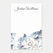 Gelaagde tuinen - Waterverf bloemen Post-it® Notes (Voorkant)