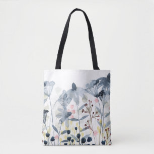 Gelaagde tuinen - Waterverf bloemen Tote Bag