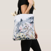 Gelaagde tuinen - Waterverf bloemen Tote Bag (Dichtbij)