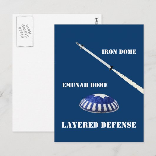 Gelaagde verdediging briefkaart (Voorkant / Achterkant)