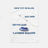 Gelaagde verdediging fleece deken (Voorkant)