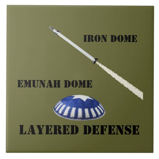 Gelaagde verdediging tegeltje (Voorkant)