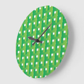 Gelaagde verloopgroene kleur grote klok (Hoek)