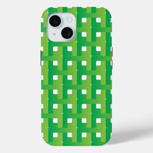 Gelaagde Verloping Groene Kleur Case-Mate iPhone Case (Achterkant)