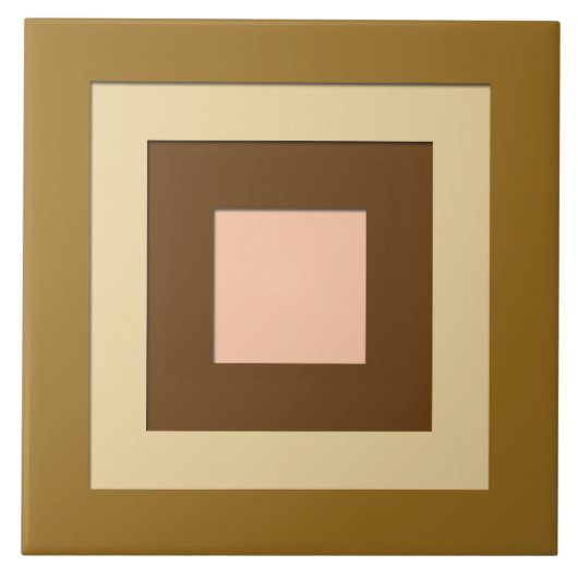 Gelaagde vierkantjes uit de midden van de eeuw - b tegeltje (Voorkant)