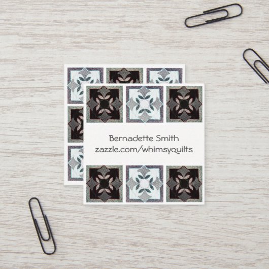 Gelaagde Visitekaartjes (Voorkant / Achterkant in situ)