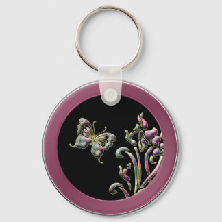 Gelaagde vlinder sleutelhanger