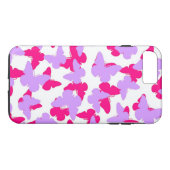 Gelaagde vlinders Case-Mate iPhone case (Achterkant (Horizontaal))