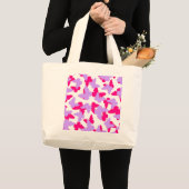 Gelaagde vlinders grote tote bag (Voorkant (product))