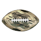 Gelaagde vormen in camouflagekleuren american football (Voorkant)