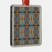 Gelaagde vormgeving metalen ornament (Rechts)