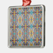 Gelaagde vormgeving metalen ornament (Links)