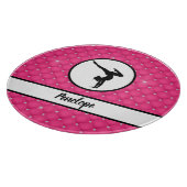 Gelaagde warmroze faux Rhinestone-handstandaard Snijplank (Hoek)