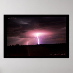 Gelaagde wolken poster