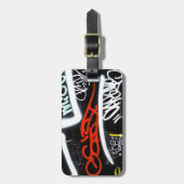 gelabeld bagagelabel (Voorkant verticaal)