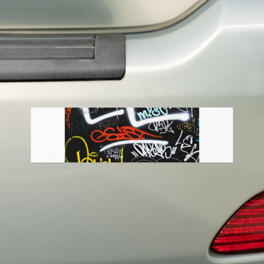 gelabeld bumpersticker (Op auto)