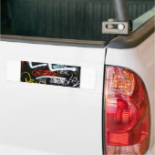gelabeld bumpersticker (Op Truck)