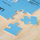 Gelabeld Humaan Skeleton Puzzle Legpuzzel (Zijkant)