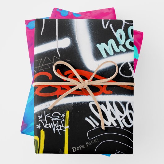 gelabeld inpakpapier vel (In situ)