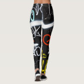 gelabeld leggings (Achterkant)