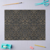  gelabeld zwart en goudglitter-ontkoppelingspagina tissuepapier (Craft)