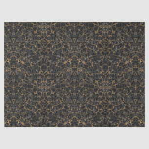  gelabeld zwart en goudglitter-ontkoppelingspagina tissuepapier