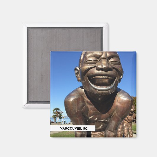 Gelach beeld Vancouver BC Travel Magnet (Voorkant / Achterkant)