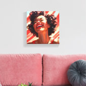 gelach canvas afdruk (Insitu (Woonkamer))
