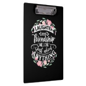 Gelach en vriendschap klembord (Rechts)