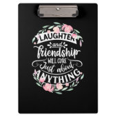 Gelach en vriendschap klembord (Voorkant)