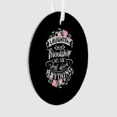 Gelach en vriendschap ornament (voorkant)