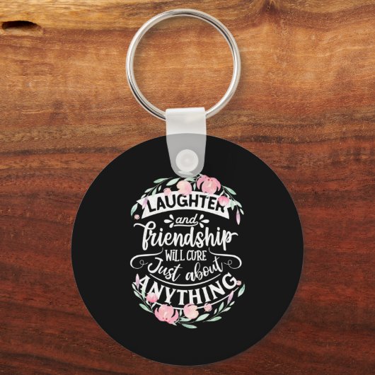 Gelach en vriendschap sleutelhanger (Voorkant)