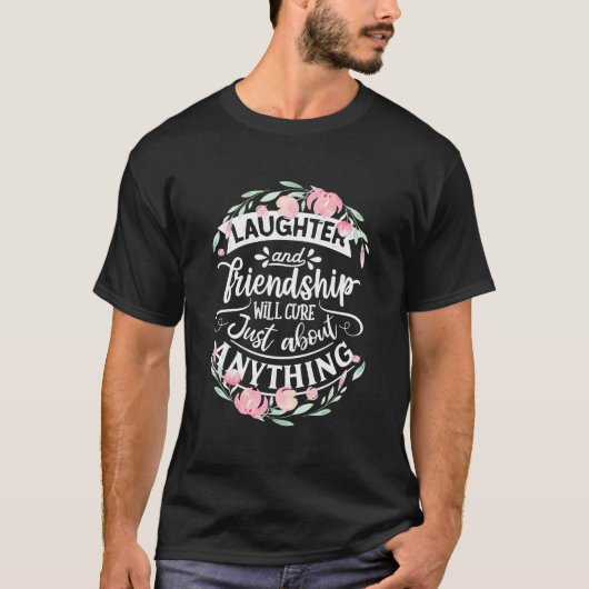 Gelach en vriendschap t-shirt (Voorkant)