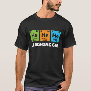 Gelach gas, grappige scheikundige periodieke tafel t-shirt