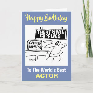 Gelach in blik verkocht in theatrische leverancier kaart