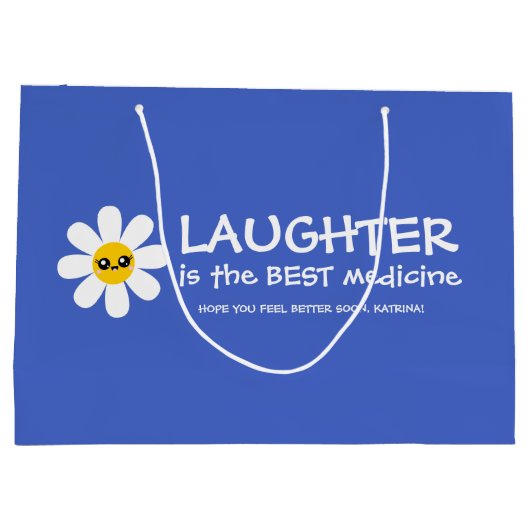 Gelach is de beste medicijntas groot cadeauzakje (Achterkant)