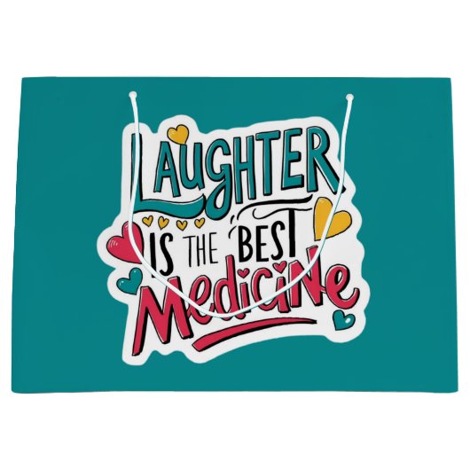 Gelach is de beste medicijntas groot cadeauzakje (Voorkant)