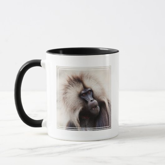 Gelada Baboon, Ethiopië Mok (Links)