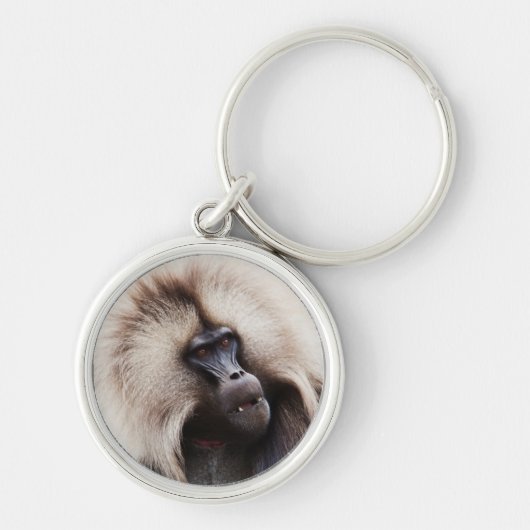 Gelada Baboon, Ethiopië Sleutelhanger (Voorkant)