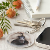 Gelada baviaan, Ethiopië Sleutelhanger (Voorkant Rechts)