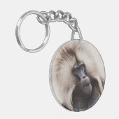 Gelada baviaan, Ethiopië Sleutelhanger (Voorkant Links)