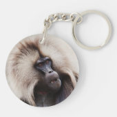 Gelada baviaan, Ethiopië Sleutelhanger (Achterkant)