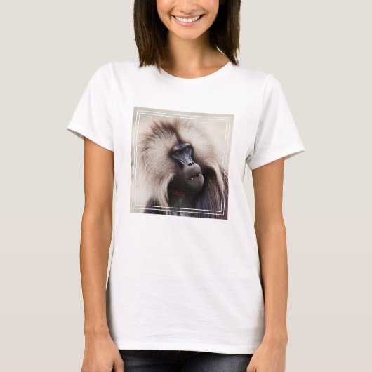 Gelada baviaan, Ethiopië T-shirt (Voorkant)
