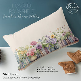 Geladen Boekenplank Lumbar Sierkussen Kussen