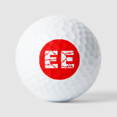 Geladen EE Electrical Engineering Golfballen (Voorkant)