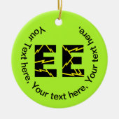 Geladen EE Electrical Engineering Keramisch Ornament (Voorkant)