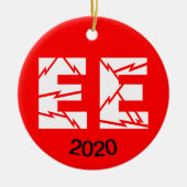 Geladen EE Electrical Engineering Keramisch Ornament (Voorkant)